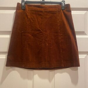 Corduroy Mini Skirt